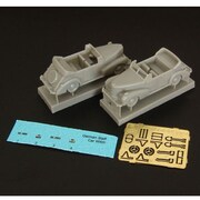 HAUBRS144039 ドイツ軍 スタッフカー カブリオ レジンキット、2輌入 [1/144スケール レジン製キット]
