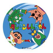 KYTB295 クレヨンしんちゃん 缶バッジ ロゴ [キャラクターグッズ]