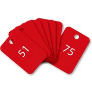 スチロール番号札 番号入51~75 赤 BF-56-RD