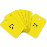 スチロール番号札 番号入51~75 黄 BF-56-YE