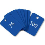 スチロール番号札 番号入76~100 青 BF-57-BU