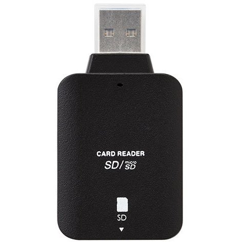 CRW-3SD72BK [UHS-II対応 高速USB3.0 SD/MicroSDカードリーダー ブラック]