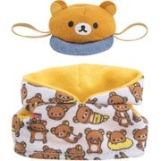 おきがえリラックマ リラックマ パーカーとキャップ ぷちぷちリラックマ柄 [キャラクターグッズ]