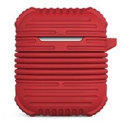 Air Pods用ケース イヤホンストラップ巻取り PROTECTIVE レッド IPH1437-RD
