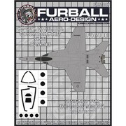 FMS-007 F/A-18E キャノピー ガンノズル IFF＆ホイールハブ用マスクセット [1/48 マスキングシートセット]