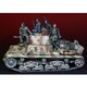 レジン製ミリタリーフィギュア DMF35021 WWII 伊 イタリアRSI所属のM13/40中戦車とその搭乗兵セット アクセサリー付き [1/35 プラモデル]