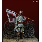 レジン製ミリタリーフィギュア DMF35032 WWI 独 ドイツ帝国陸軍 赤十字旗を抱える衛生兵 [1/35 プラモデル]
