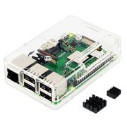 Raspberry Pi3 Model B+ ボード&ケースセット TSI-PI044-Clear