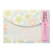 レターセット473 桜柄 水色 限定モデル 86473006