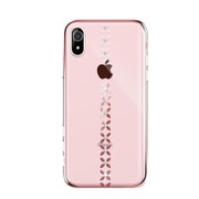 iPhone XR 対応 Lucky star Crystal Case ローズGD