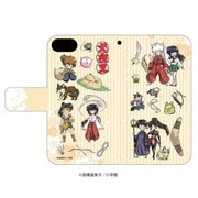 手帳型スマホケースiPhone6 6s 7 8 犬夜叉 01犬夜叉 桔梗 鋼牙 [キャラクターグッズ]