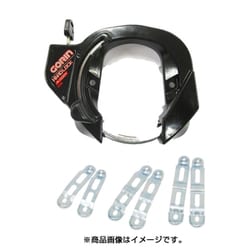 アルミダイカストボディリング錠 マットブラック GR-980