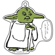 SWKC713 アクリルキーホルダー STAR WARS ヨーダ らくがき [キャラクターグッズ]