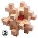 木製立体パズル 大天才の赤箱 3 [木製パズル]