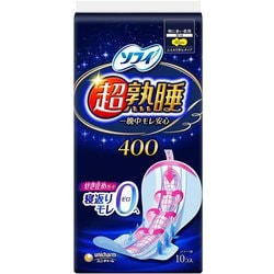 ソフィ 超熟睡ガード400 特に多い夜用 羽つき 40cm 10個 [生理用ナプキン]