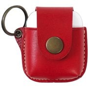 AirPods Case イタリア本革セミアリニン レッド HV15873