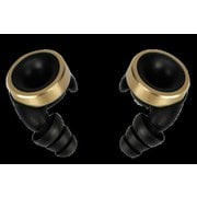 Knops_GPR_BK [4段階音量調節可能な耳栓 Knops Gold Plated Ring Black]
