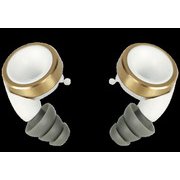 Knops_GPR_WH [4段階音量調節可能な耳栓 Knops Gold Plated Ring White]