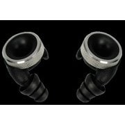 Knops_KR_BK [4段階音量調節可能な耳栓 Knops Knurled Ring Black]