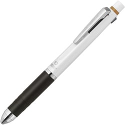 多機能ペン デルガード＋2C ボール径：0.7mm ノック式 インク色：2色（黒・赤） シャープペン径：0.5mm 本体色：ホワイト デルガードシステム搭載 P-B2SA85-W