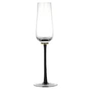 ワイングラスフルート ゴールドポイント ブラック 200ml A515-275BK