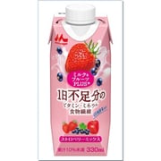 ミルク＆フルーツPLUS＋ ストロベリーミックス 330ml