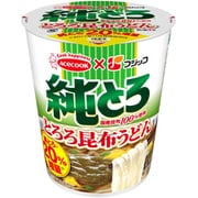 限定品 フジッコ 純とろ とろろ昆布うどん 63g [即席カップ麺]