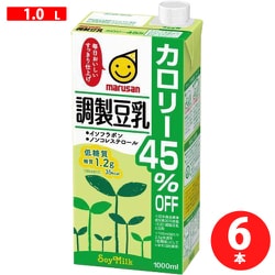 調製豆乳 カロリー45％OFF 1L×6本
