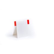 クタっとならないペーパースタンド 白×赤