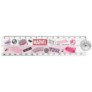 50559 [限定 MARVEL 分度器付折りたたみ定規 ホワイト]