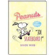 マンスリー手帳 2019年2月始まり B6サイズ PEANUTS/スヌーピー 水彩 スケートボード P-13445