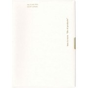手帳 LEFT-D 2019年3月始まり A5サイズ UTOPIA WHITE COT-46577