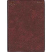 手帳 LEFT-D 2019年3月始まり B6サイズ MARBLE WINE COT-46607