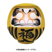 HKDM-10-YE-4 [福だるま 10号 黄色 【交通安全・無病息災】 28×26×30cm]