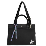 BHPC トート BH2004N BK/BK/WH BEVERLY HILLS POLO CLUB [カジュアルバッグ]