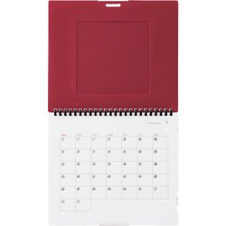 ヨドバシ Com 25 3 カレンダーwithフォトフレーム 赤 通販 全品無料配達