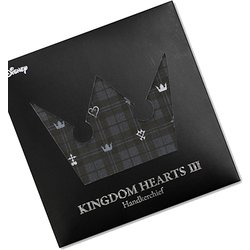 【未開封】キングダムハーツ モノグラム柄ハンカチ2種&クッションカバー セット キングダム ハーツII Lぬいぐるみ “王様”｜プライズ・くじ