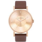 腕時計 VOLARE ROSE GOLD BROWN LEATHER 42mm 並行輸入品 VO14RG002M