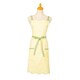 スカラップ ショートラップエプロン YELLOW 54561-42