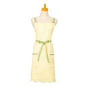スカラップ ショートラップエプロン YELLOW 54561-42