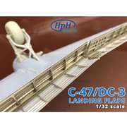 HPHAP32043L [1/32 エッチングパーツ ダグラス C-47 スカイトレイン ランディングフラップ (HpH用)]