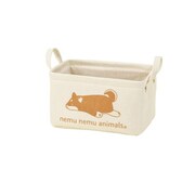 ねむねむアニマルズ 収納ボックス S 柴犬のコタロウ（IVORY） 58412-12