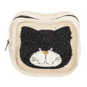 38428-73 [ねこのチャーミー マチ付きポーチ 黒猫のブー]