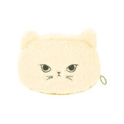 58708-13 [ネコのミュー ティッシュポーチ BEIGE]