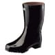 SINSI-H 紳士半長 ラバーブーツ 黒 29.0cm