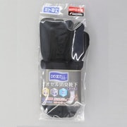ソックス デオセル5本指カカト付 ミドル丈 黒 L 25~27cm 4100-2P