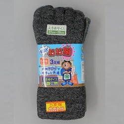 ソックス マイドオオ絹5本指 モクカラー 3足組 27～29cm 3043-3PLL
