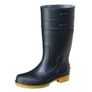 厨房用長靴 ゾナセーフティー 鋼製先芯 抗菌・耐油配合 インソール付 S-01 黒 25.5cm