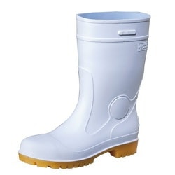 厨房用長靴 ゾナセーフティー 鋼製先芯 抗菌・耐油配合 インソール付 S-10 白 28.0cm