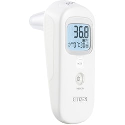 CTD711 [耳/額式体温計 非接触体温計 約1秒検温 耳・おでこ測定 高熱アラート表示 バックライト付 管理医療機器]